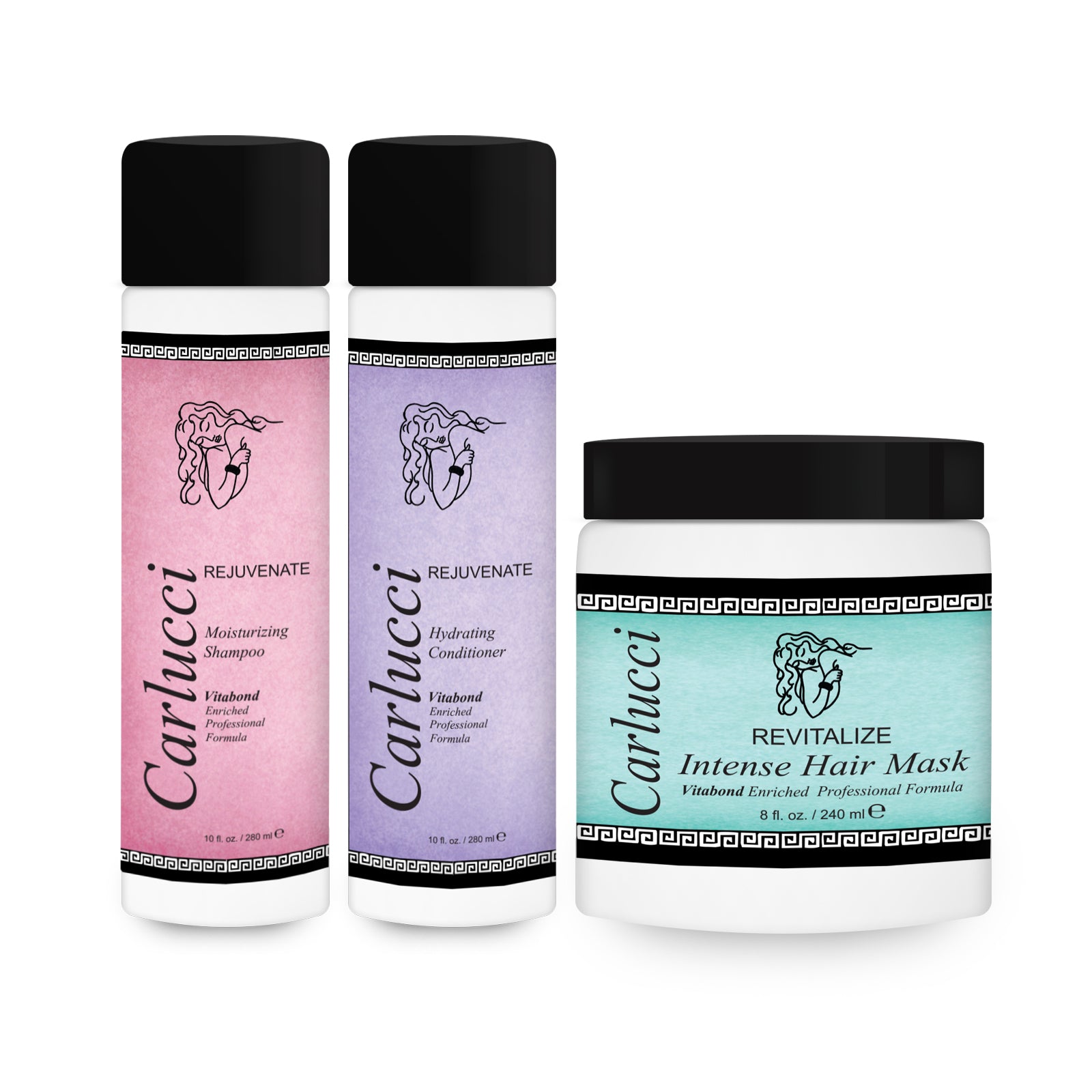 Rejuvenate and Revitalize Shampoo, Conditioner and Mask Bundle