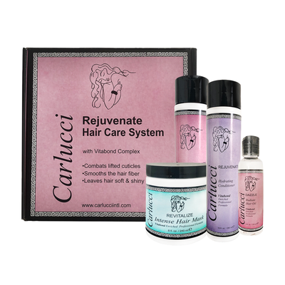 Rejuvenate Hair Care System, featuring our unique Vitabond Complex